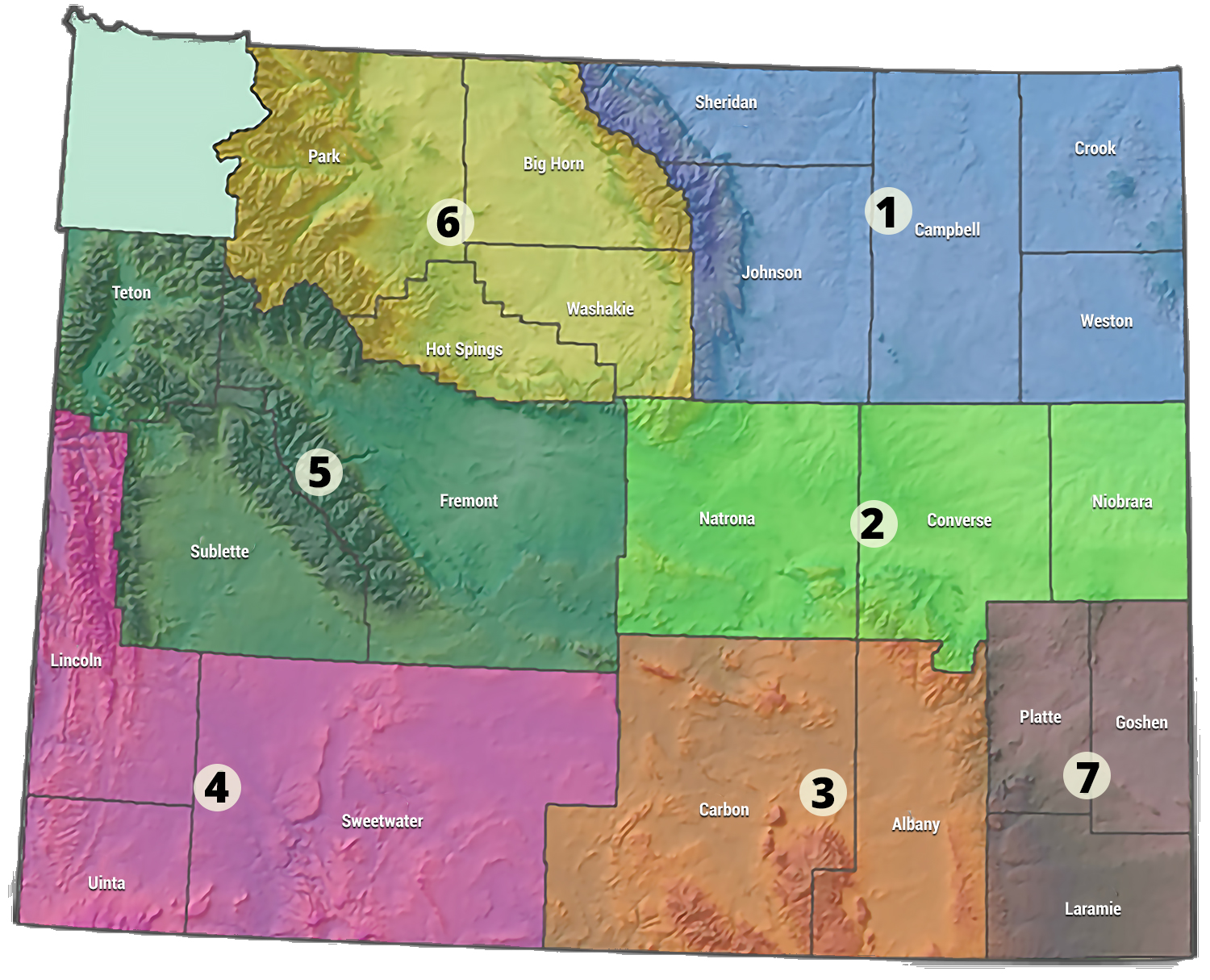 WYOWARN surrounding states